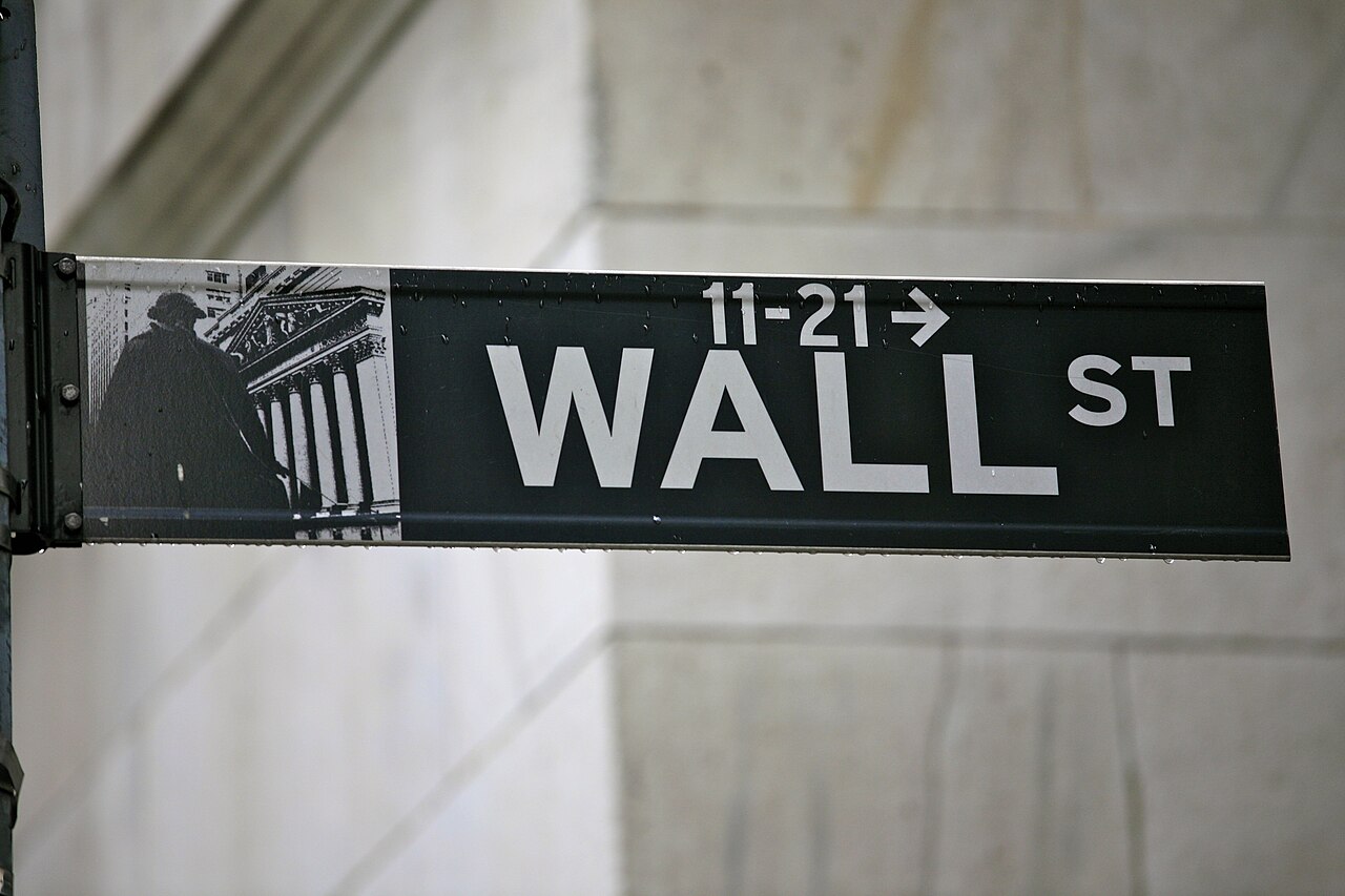 New York'taki Wall Street tabelası