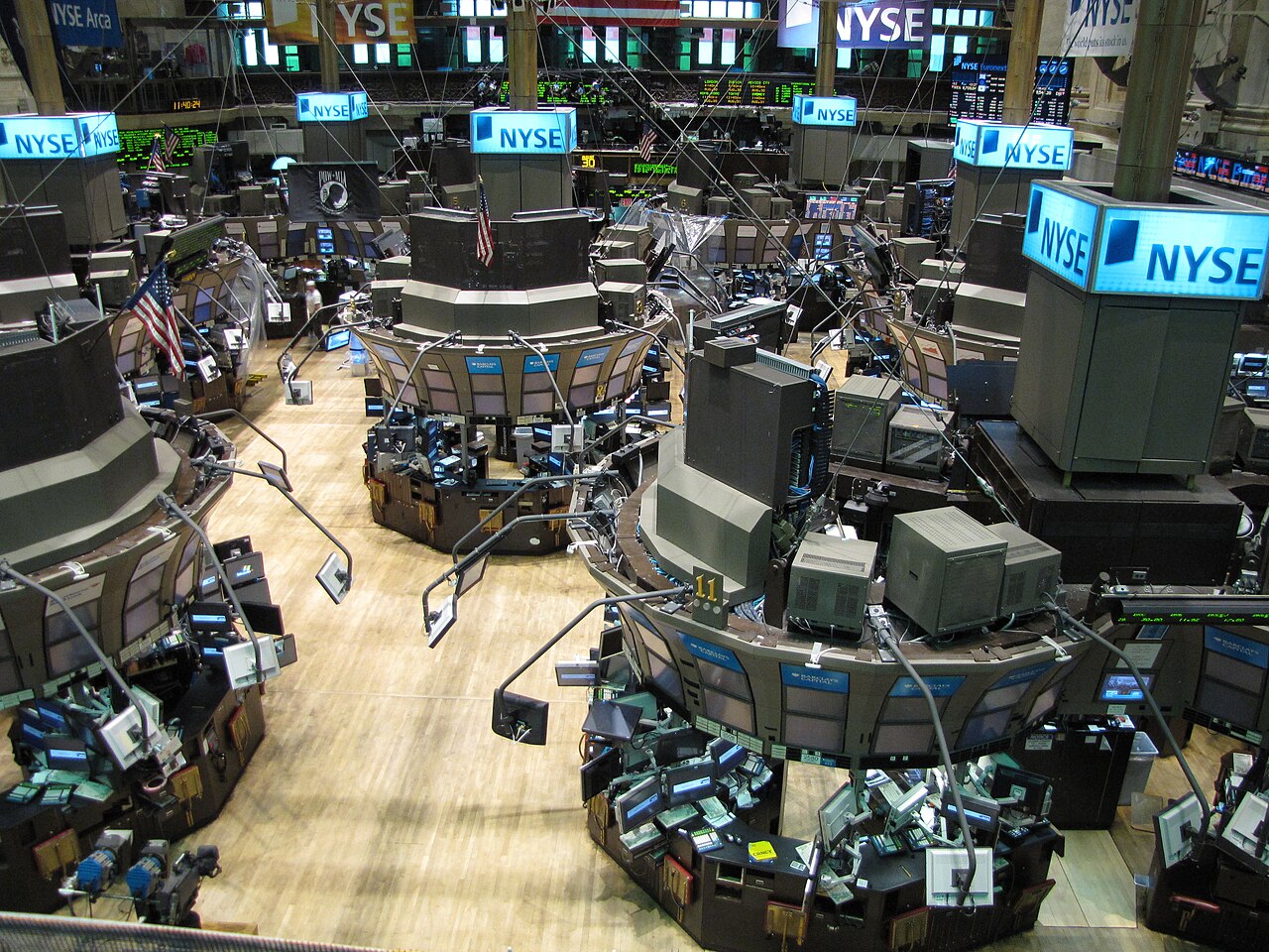 New York Borsası (NYSE) işlem salonu